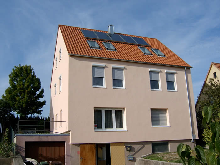 Wohnhaus, Dachaufstockung